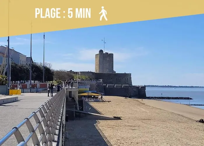 Pensión Charmante Maison Fourasine Centre-ville Jardin Fouras